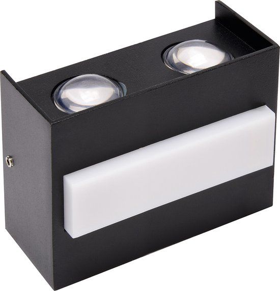 BES LED Tistow Up and Down LED Outdoor Wall Light - 14W - 4200K - Black - IP65