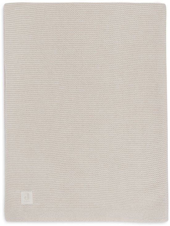 Jollein Baby Deken Ledikant - 100x150cm - Basic Knit - Oatmeal