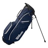 Wilson Exo Lite tas met standaard, marineblauw/wit