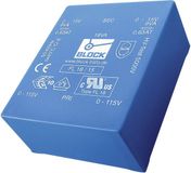 BLOCK FL 8/15 Printtransformator 2 x 115 V 2 x 15 V/AC 8 VA 266 mA