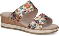 Caprice Dames Slipper 9-27250-42 906 Metallic Leer Maat 39 EU
