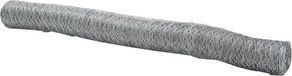 vidaXL Hexagon hek 1,2 x 50 m verzinkt staal zilver