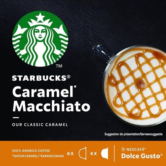 Starbucks Nescafé Dolce Gusto Caramel Macchiato Capsules - 12 Stuks