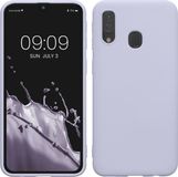 kwmobile telefoonhoesje geschikt voor Samsung Galaxy A40 - Hoesje voor smartphone - Back cover in pastel-lavendel