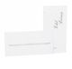 Rössler Papier 2032705002 - edel linnen - envelop DIN lang, met zijden voering, 20 stuks, wit