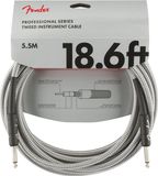 Fender Pro Instrumentenkabel 5,5m Wit Tweed