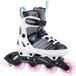 Tempish Systent Skeelers - Inline Skates - Verstelbaar - Kinderen - Wit/Zwart/Roze - Maat 29-32