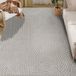 Tapis Salon 160 X 120 Cm, Tapis À Poils Épais Géométrique, Moelleux Et Antidérapant, Gris