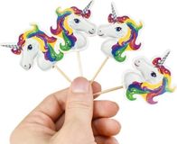 Go Go Gadget Cocktailprikkers - Taartprikkers - cupcakes - Unicorn - 48 stuks