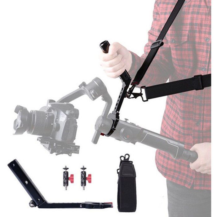 Caruba Versatile Handle with strap for Moza Air 2 & Zhiyun Crane 2