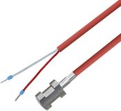 iOVEO 004AL07202 - KTY81-210 - buisaanzetgevoel KTY81-210 met 2 meter siliconen kabel incl. bevestiging tot 200 °C, KTY