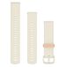 Garmin 20mm Quick Release watch band, Silicone, Bone/Pink Dawn