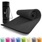 #DoYourFitness XXL Fitness Mat Ashanti 190x100x1cm Zwart