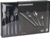 Excellent Houseware Service de couverts 24 pièces Revêtement noir