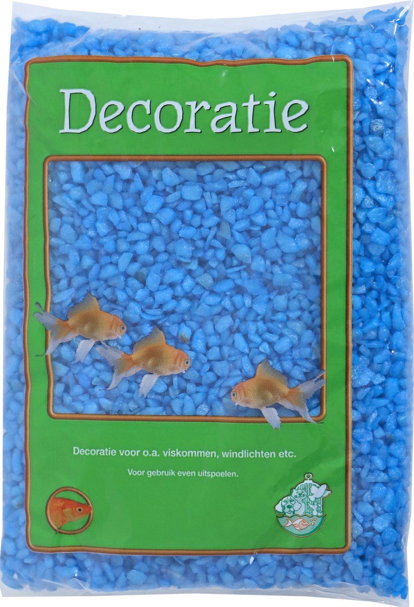 Gebr. de Boon Zak a 1 kg gravel lichtblauw