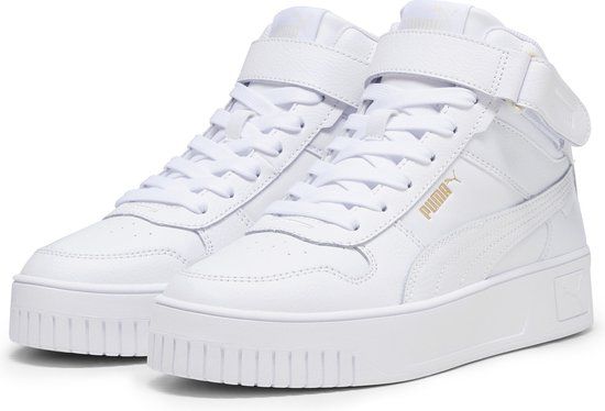PUMA Carina Street Mid Dames Sneakers - Wit - Maat 38,5