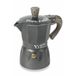 Galileo Casa 5901402 Buon koffiepot antraciet houten handvat 1 taz, aluminium, grijs