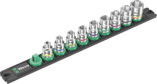 Wera B Imperial 05005450001 Dopsleutelset Inch 3/8 9-delig