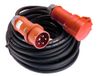as - Schwabe CEE-Verlängerung mit Phasenwender, 5 m H07RN-F 5G4, 400 V/32 A/5 polig, 1 Stück, schwarz, 61306