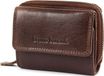 bruno banani Portefeuille Lavato zippé avec rabat Marron