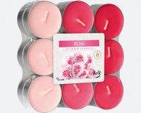 Bispol Geurtheelichtjes Rozenparfum 18 stuks