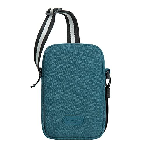 Travelon Unisex Coastal RFID Blocking Mini Crossbody Bag - Lagune - One Size
