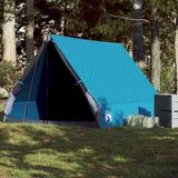 VidaXL Tent 2-persoons a-frame waterdicht blauw