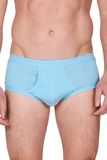 Beeren 2-pak heren slip kleur, M3000 - 100% Katoen- Met gulp - Voorsluiting - Klassiek mannen ondergoed - Donkerblauw / XXL