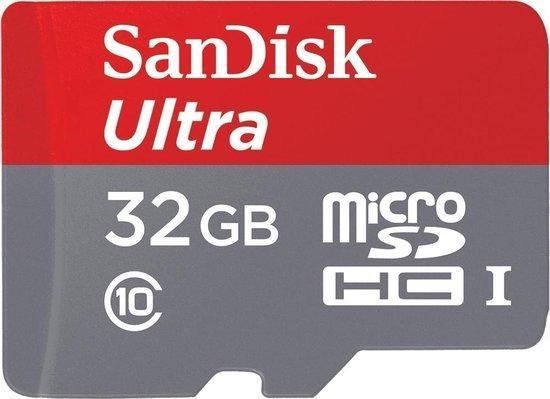 SanDisk Ultra - 32GB Micro SDHC Memory Card - Class 10, UHS-I, A1 - Up to 98MB/s Read
