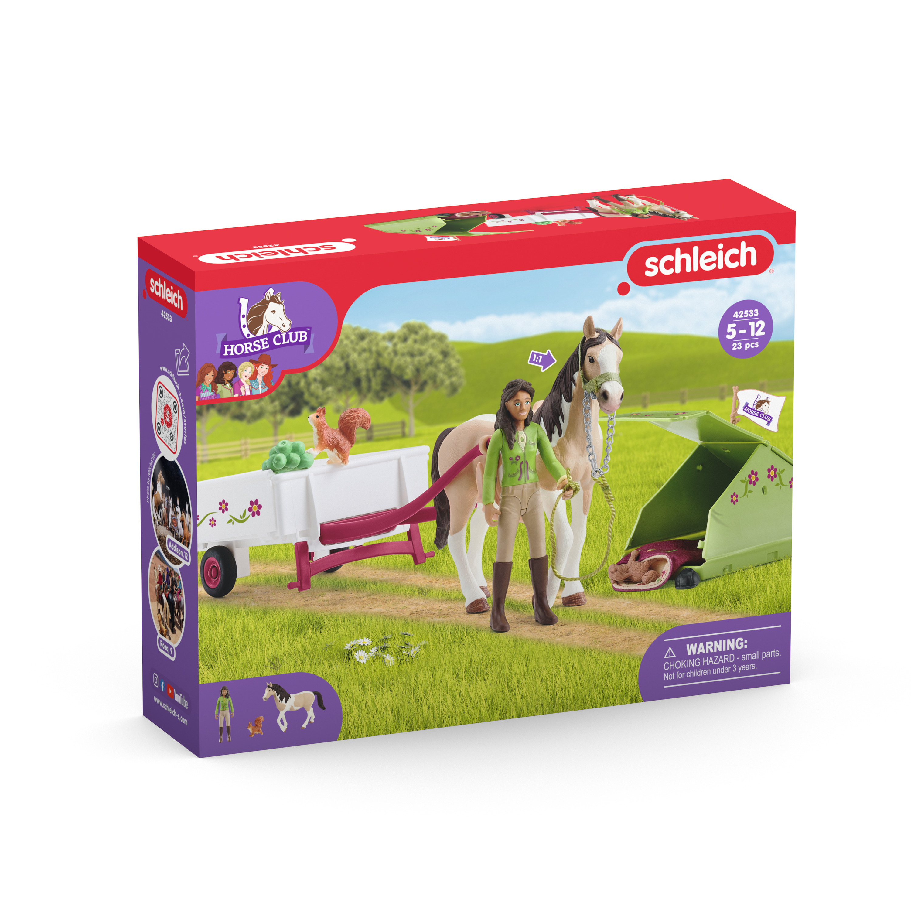 Schleich HORSE CLUB Horse Club Sarah's kampeeruitstapje 42533