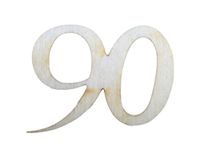 Petra's knutsel-News A-GEZ1990 strooidecoratie, 40 x verjaardagsaantal, 19 mm