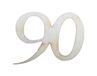 Petra's knutsel-News A-GEZ1990 strooidecoratie, 40 x verjaardagsaantal, 19 mm