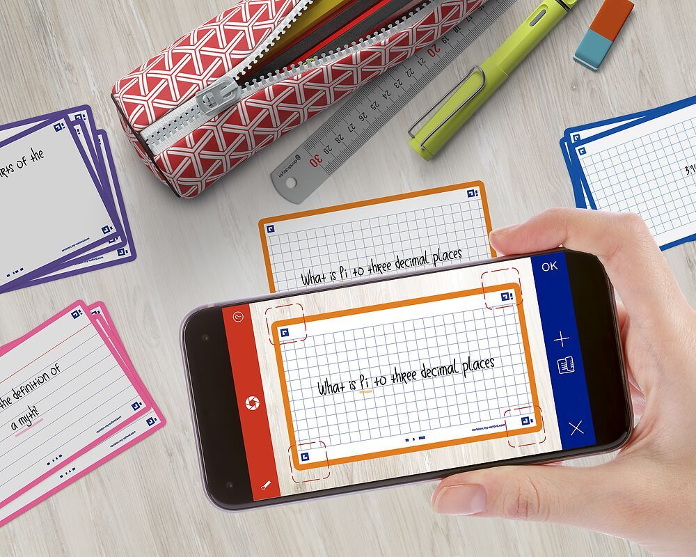 Oxford Flashcards A7 Oranje (80 stuks)