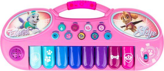 4KidsOnly Claudio Reig Paw Patrol Skye en Everest keyboard