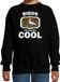 Bellatio Decorations Shoppartners Bv Dieren vogels sweater zwart kinderen - birds are serious cool trui jongens/ meisjes - cadeau lepelaar vogel/ vogels liefhebber - kinderkleding / kleding 152/164