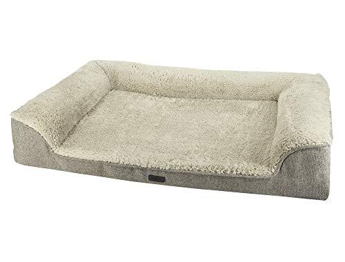 Nobby Orthopedische comfortbank vierkant CALBU beige 100 x 65 x 19 cm