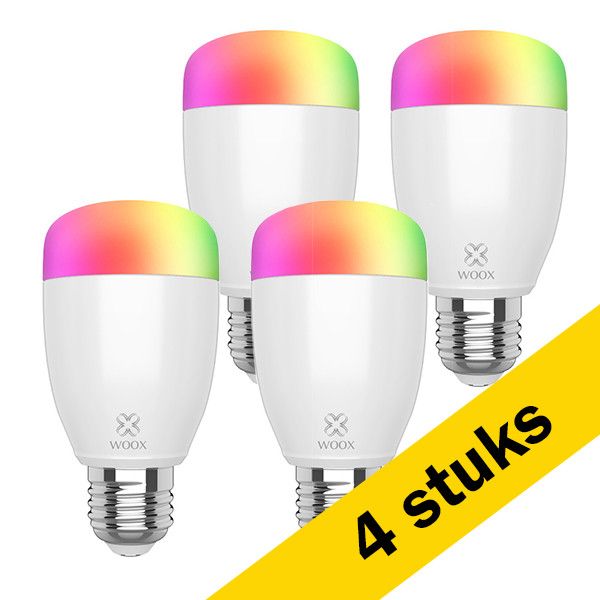WOOX R5085 Smart LED Lamp E27 RGB + 2700 - 6500K 6W (40W) - 4 Pack