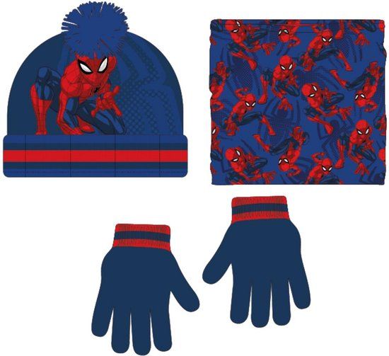 Spiderman Winterset Handschoenen Muts en Sjaal Kinderen - CERDÁ LIFE'S LITTLE MOMENTS
