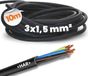 Lapp 10 meter H07RN-F 3x1,5 mm² flexibele rubberkabel met beschermingsgeleider