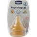 Chicco™ Tétine physiologique en latex 3 positions 2 unités