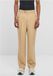 Urban Classics Double Pleated Broek rechte pijpen Beige W44