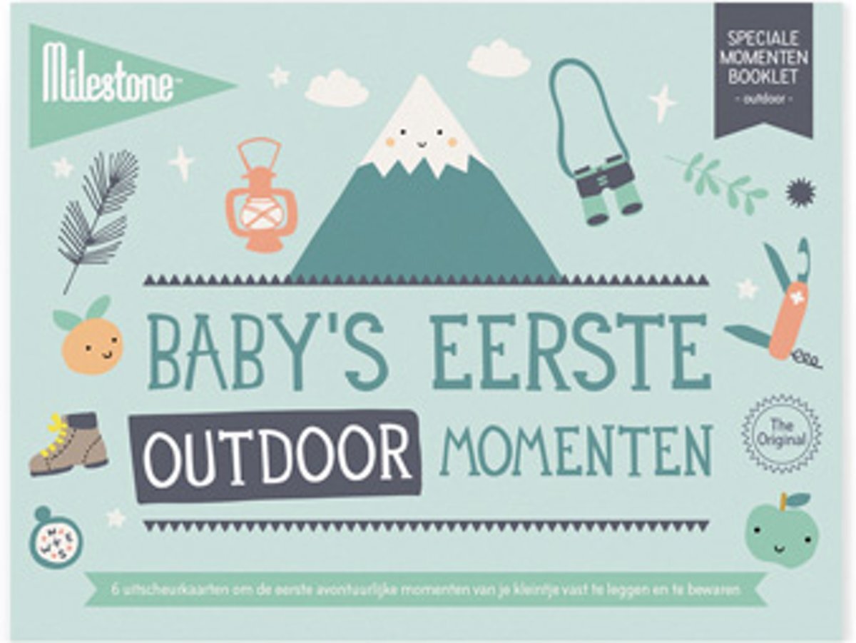 Milestoneâ„¢ Special Moments fotokaarten Baby s eerste outdoor momenten Groen groen