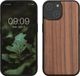 kwmobile hoesje geschikt voor iPhone 15 - Hoesje met bumper in donkerbruin - Backcover - hout