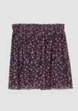 s.Oliver A-lijn rok van mesh met tricot voering en bloemenpatroon