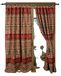 Carstens Adirondack gordijnen, chenille gordijnpaneel, multi, 137 x 213 cm