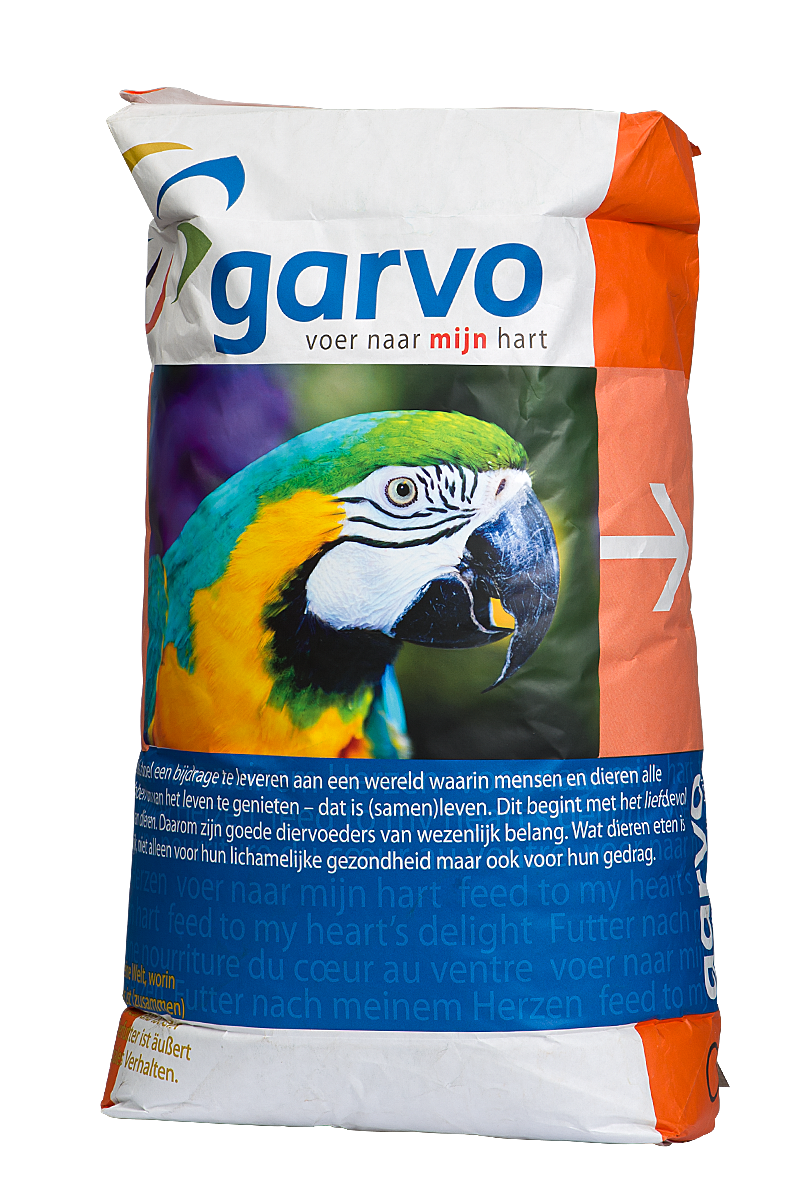 Garvo Papegaai Fruit & Noot - 15 KG