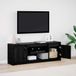 Maison Exclusive - Meuble TV : 139,5 x 34 x 50 cm, noir, panneau de particules