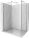 Mexen Kioto paroi de douche Walk-in 135 x 120 cm, transparent, chrome