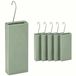 Merkloos Relaxdays Waterverdamper radiator - set van 6 - 400 ml - keramiek - salie