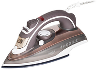 Adler AD 5030 Stoomstrijkijzer - 3000W - Keramische zoolplaat - Bruin/Grijs/Wit